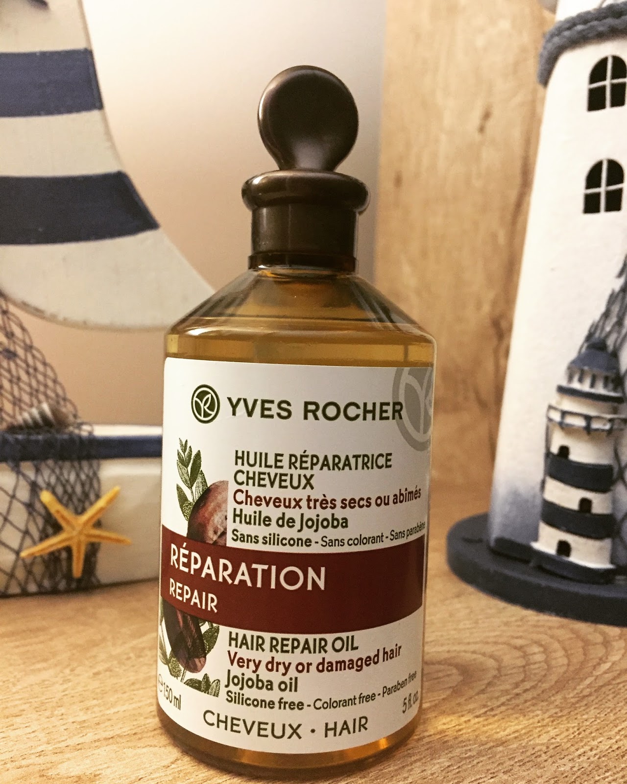 Yves rocher hair repair oil