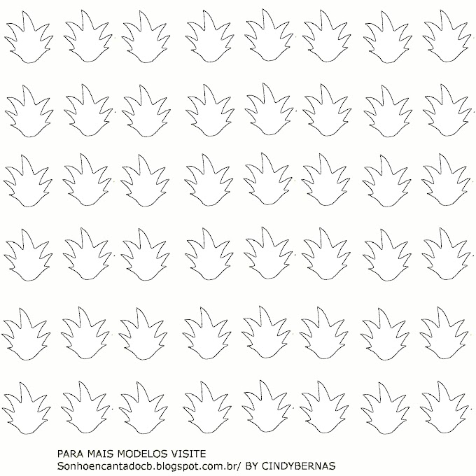 Featured image of post Molde De Folha De Abacaxi Para Docinhos 1 colher sopa de manteiga