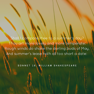 shakespeare sonnet 18 summers day shakespeare sonnet 18 summers day