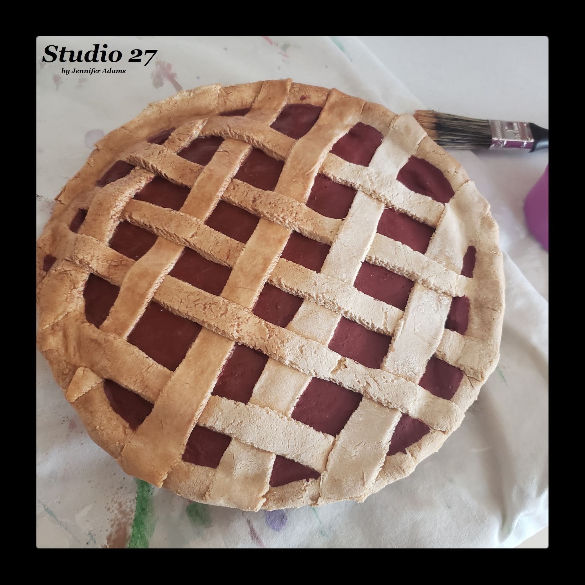 Studio 27 By Jennifer Adams Fake Bake Cherry Pie