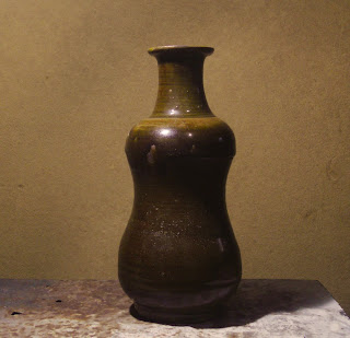 コレクター収集品 琉球 古陶壺屋焼 焼締徳利 「鬼の腕」 19世紀 江戸