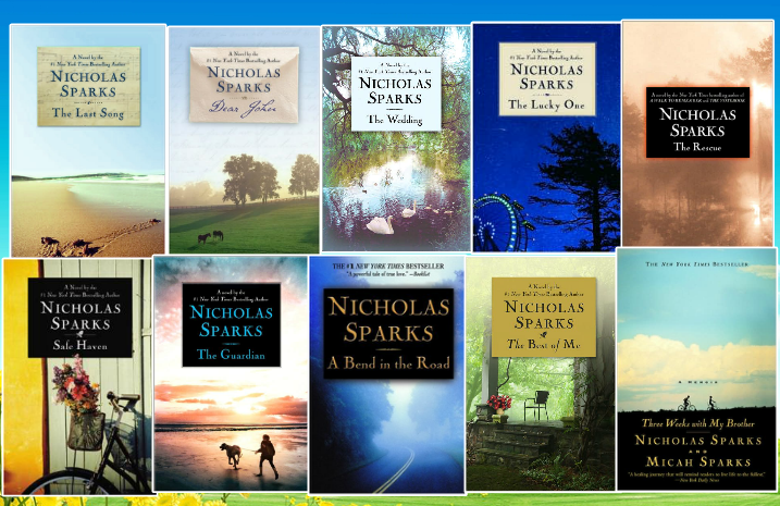 Rachael Turns Pages: Nicholas Sparks. How I began reading his novels?