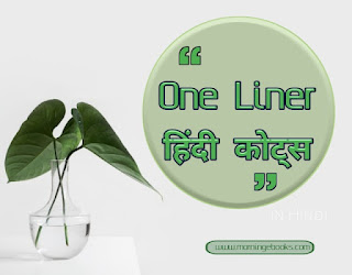 One liner Quotes in Hindi