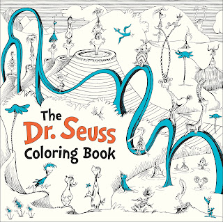 Dr. Suess coloring book book cover