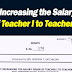 An Act Increasing the Salary Grade of Teacher I to III