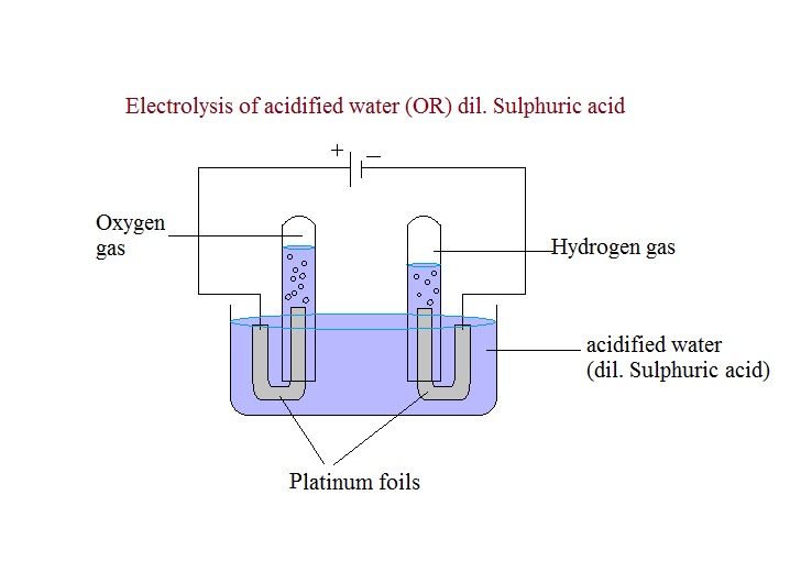 electrolysis of copper sulphate using platinum electrodes