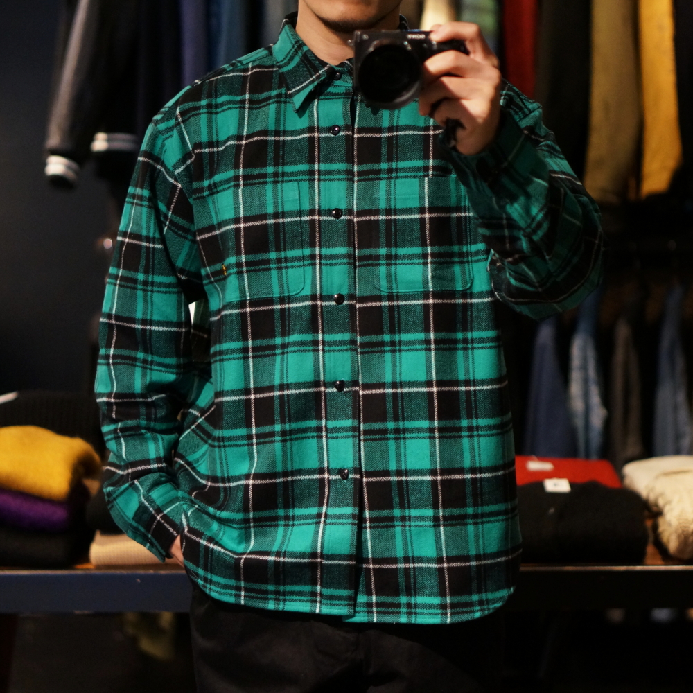新品好評 CALEE Dobby check shirt チェック ネル シャツ 数原 QN13n