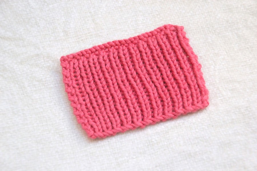 APRENDER A TEJER CON DOS AGUJAS Punto elástico ó de patente