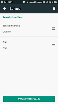 Daftar bahasa Gboard