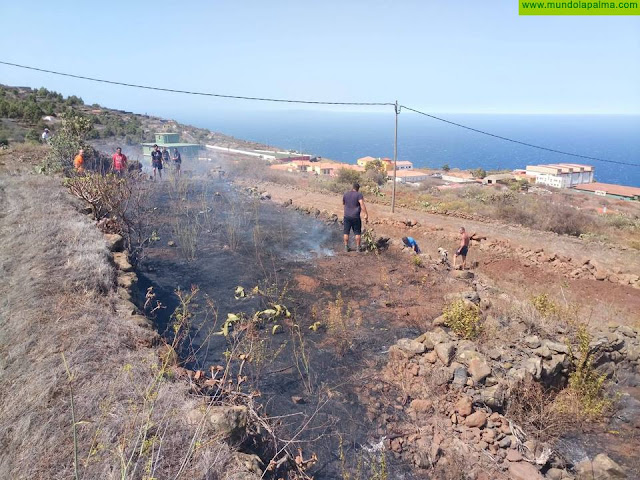 Sofocado otro conato de incendio en Garafía