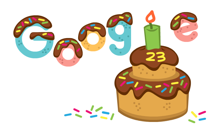 Google 23rd Birthday Doodle