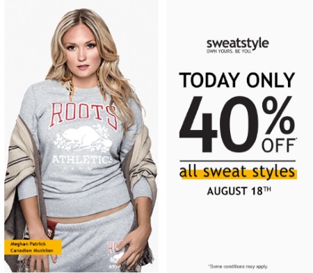 Roots 40% Off All Sweat Styles Roots 40% Off All Sweat Styles