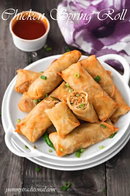 chicken-spring-rolls-recipe-with-step-by-step-photos