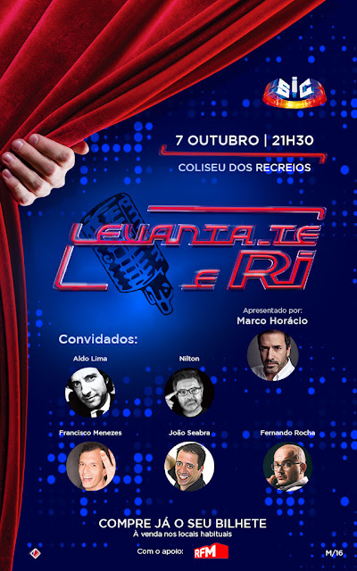 EMISSÃO ESPECIAL 'LEVANTA-TE E RI' | 7 DE OUTUBRO NA SIC