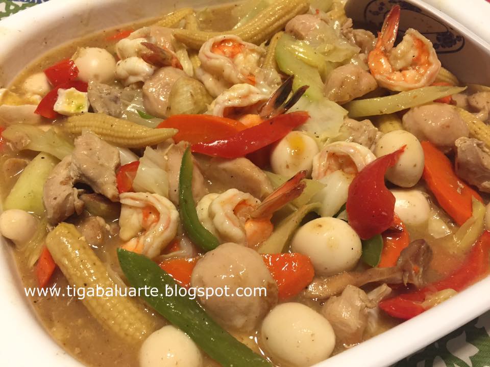 Chop Suey with Quail Eggs