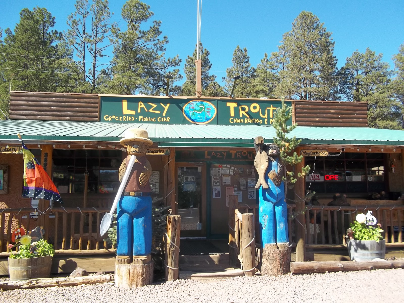 Thoughts Of A Deranged Engineer Lazy Trout Store Motel Greer Az