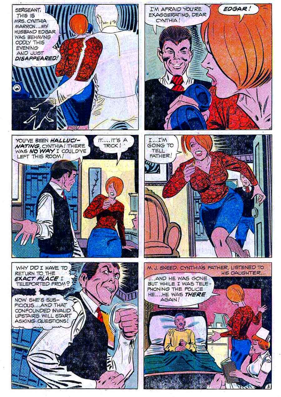 Steve Ditko charlton horror bronze age 1970s comic book page - Haunted #13