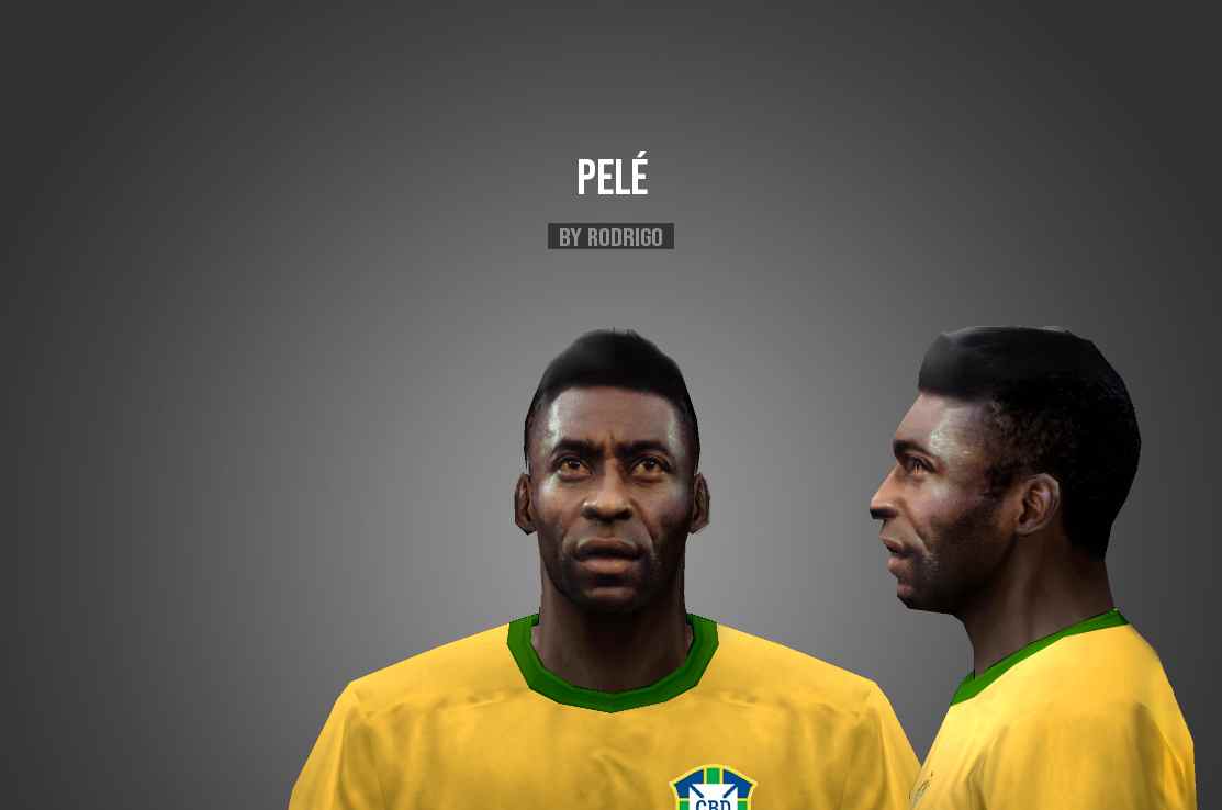 ultigamerz: PES 6 Pelé (Brazil Legend) Face
