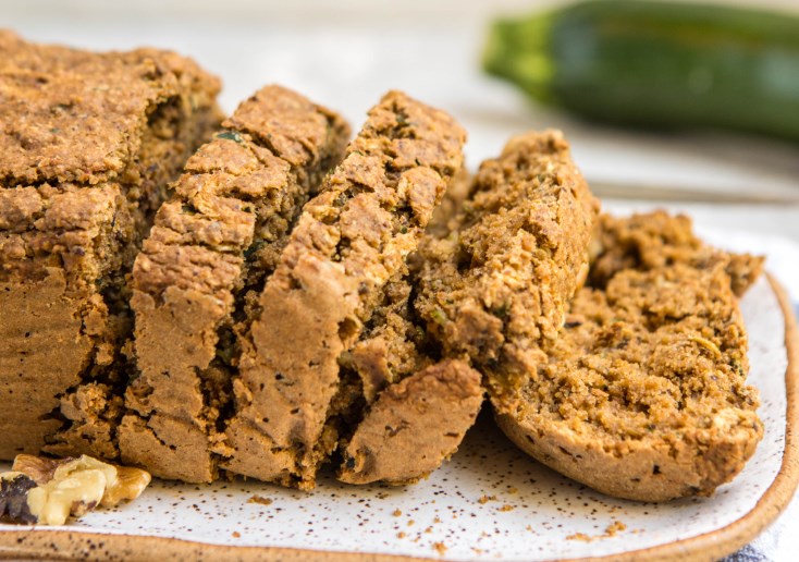 Gluten-Free Pumpkin Zucchini Bread (Vegan, Allergy-Free) #vegan #breakfast