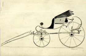 Light one-horse or poney Berlin phaeton  from A Treatise on carriages by W Felton (1796)