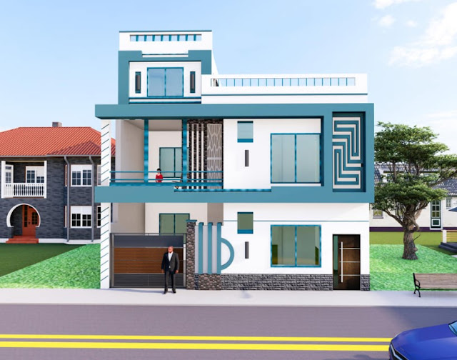 low cost normal house front elevation designs