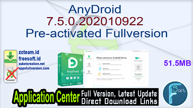 AnyDroid 7.5.0.202010922 Pre-activated Fullversion
