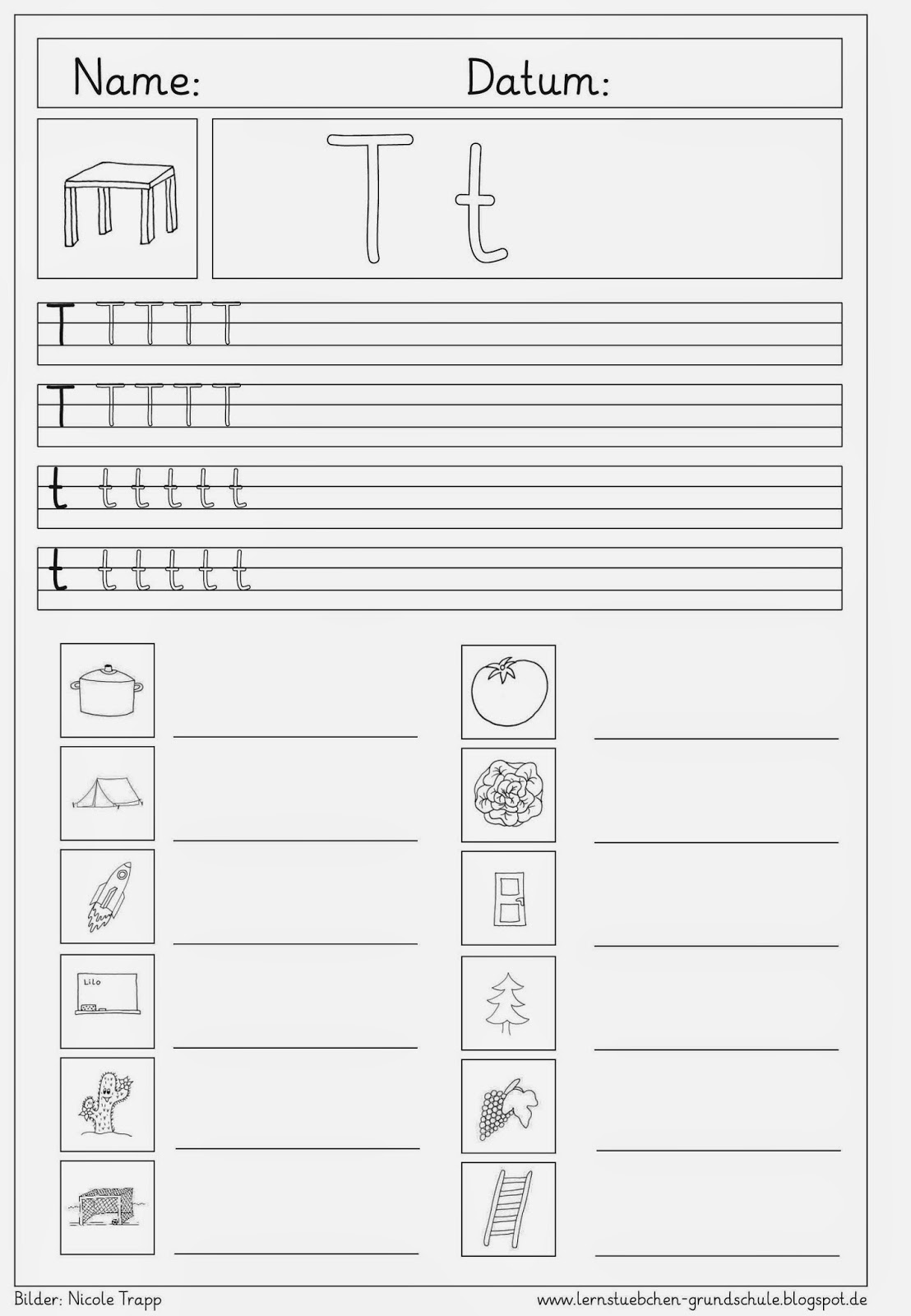 Lernstübchen rund um das T t