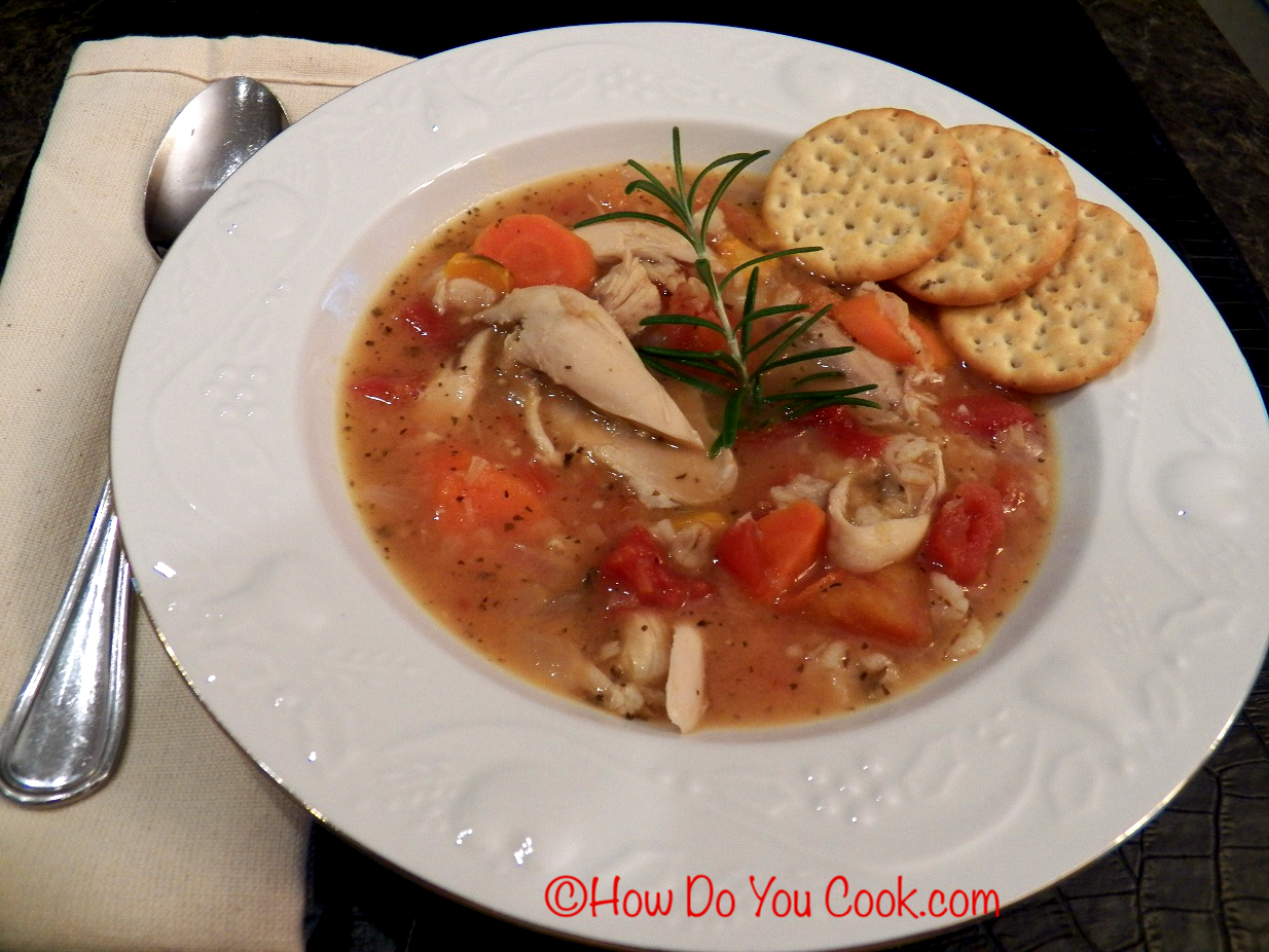 How Do You Chicken, Lentil and Barley Soup