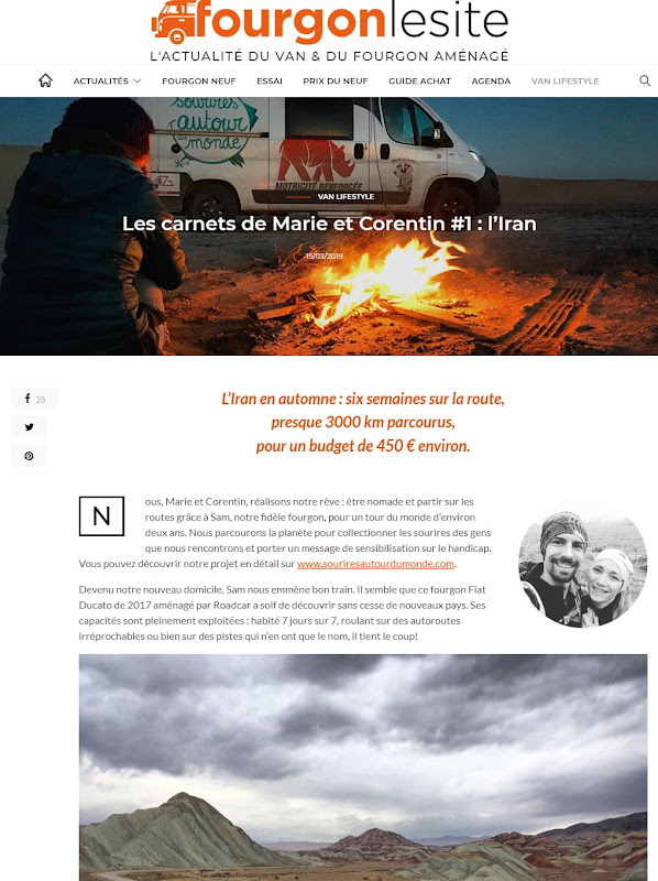 Carnet de voyage de l'Iran