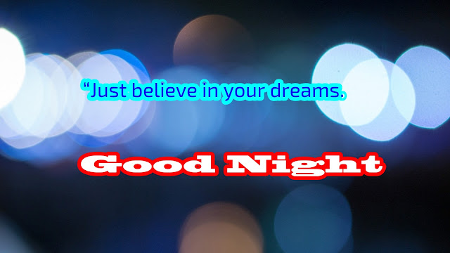 Good night quotes in English with images