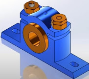 Assembly of pedestal bearing