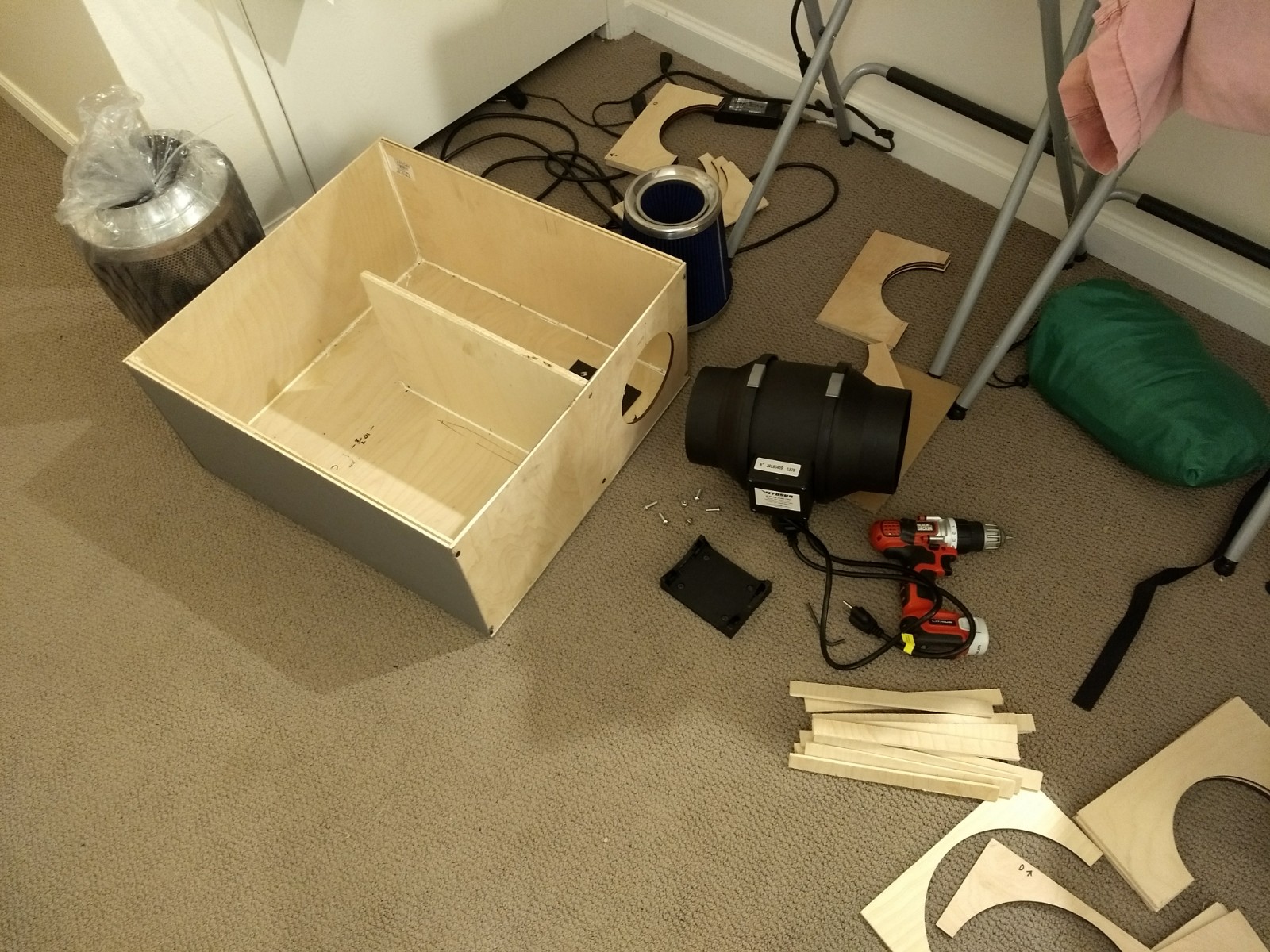 Kevin's Random Projects DIY Laser Fume Extractor