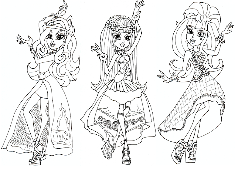 Free 13 Wishes Haunt The Casbah Coloring Page title=