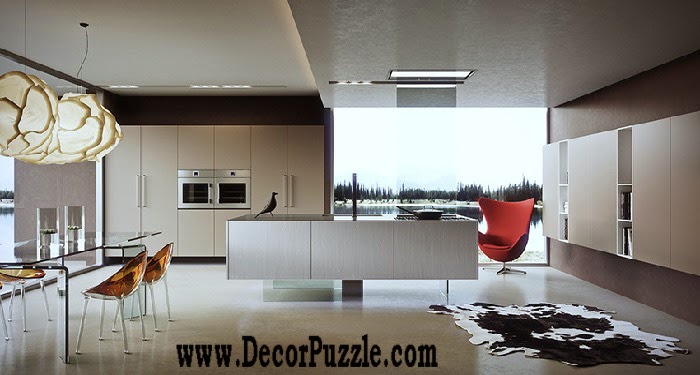 Minimalist kitchen design and style, modern white kitchen designs 2018