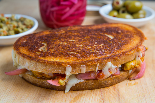 Moroccan Chicken Manchego Melt Moroccan Chicken Manchego Melt