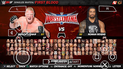 WWE 2K17 ppsspp