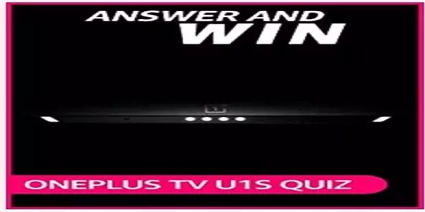 Amazon OnePlus TV Quiz-What was the title of the video with a comedian unboxing OnePlus TV Y series?
