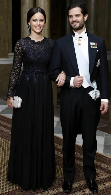 King and Queen, Crown Princess Victoria, Prince Daniel, Prince Carl Philip, Sofia Hellqvist and Princess Madeleine