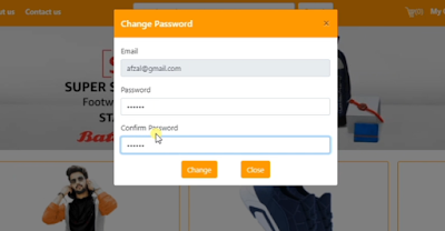 user can also change his password