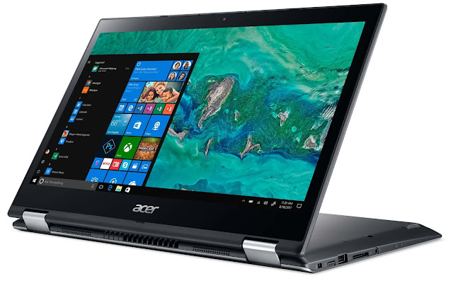 Image result for Acer Spin 3 Convertible Laptop, 14 inches Full HD IPS Touch, 8th Gen Intel Core i7-8565U, 16GB DDR4, 512GB PCIe NVMe SSD, Backlit KB, Fingerprint Reader, Rechargeable Active Stylus, SP314-53N-77AJ"