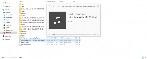 Prévisualiser les fichiers avec QuickLook pour Windows 10