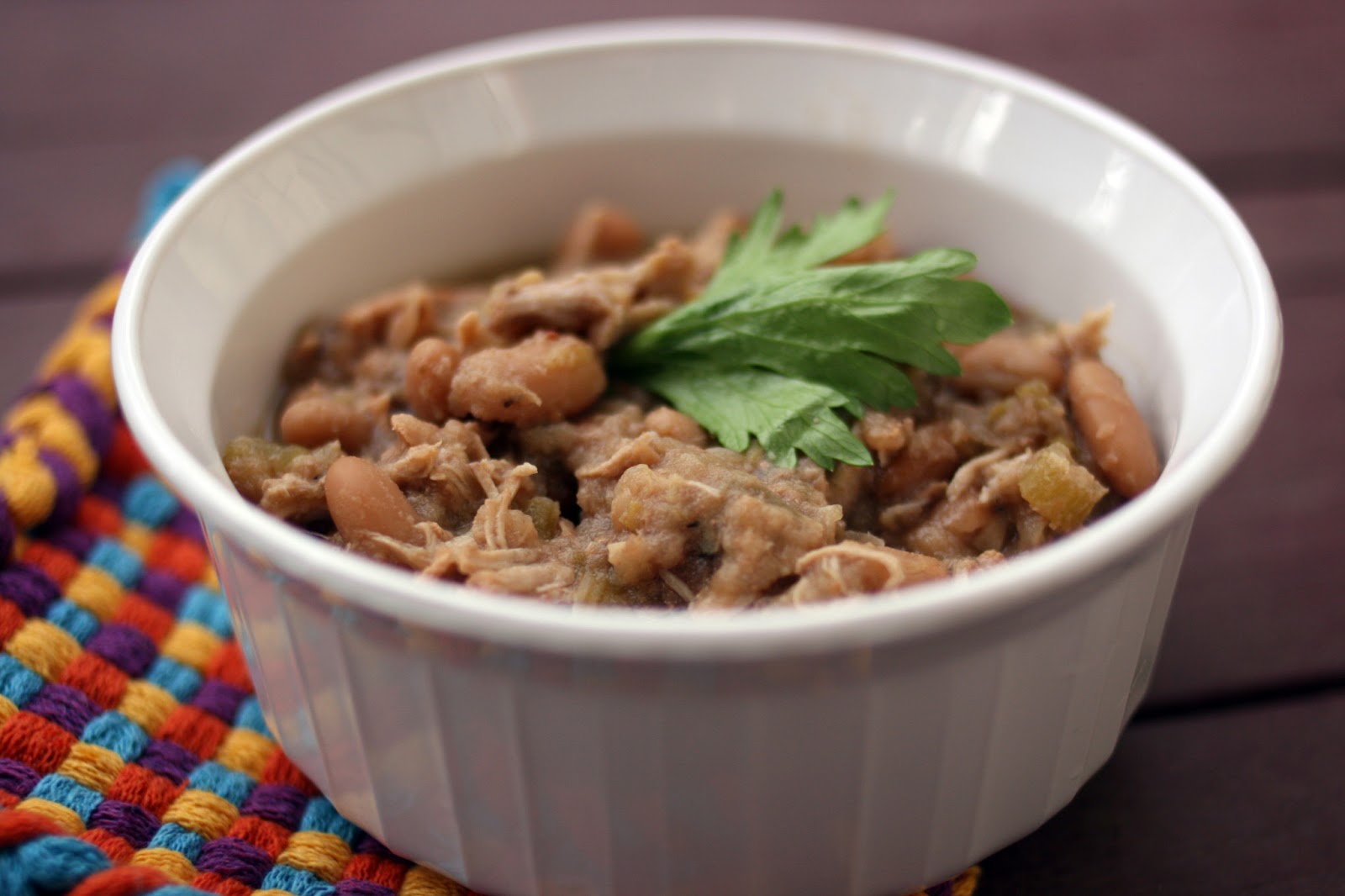 A Half Baked Life Remembrance Slow Cooker Pork and White Bean Stew with Apples and Cranberries