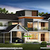 5 bedroom modern mixed roof luxury home design