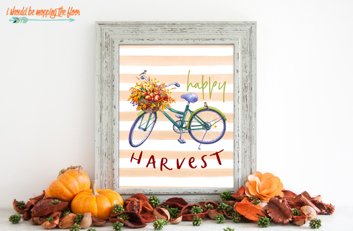 Happy Harvest Printable