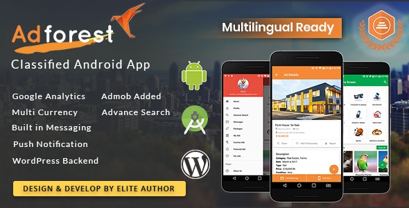 AdForest v3.8.1 - Classified Native Android App AdForest v3.8.1 - Classified Native Android App