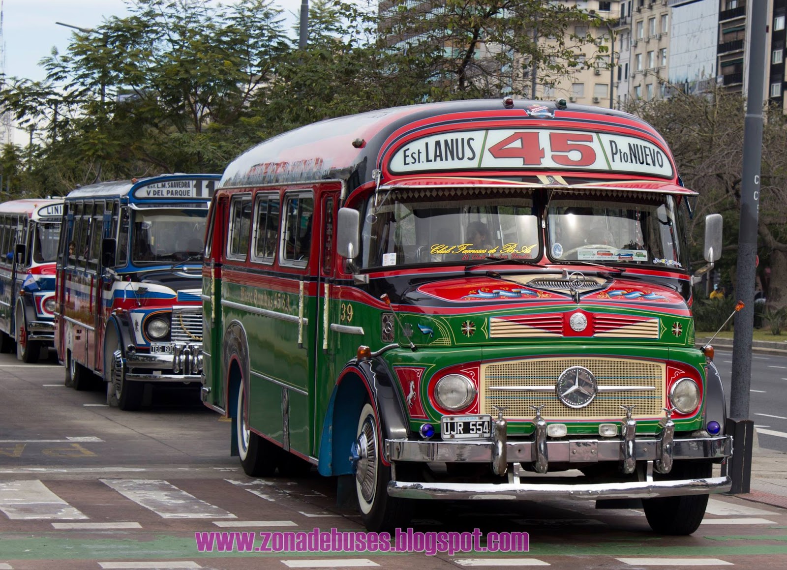 Colectibus Zona de Buses LINEA 45