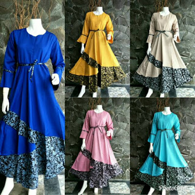 Gamis Batik Solo Dilan