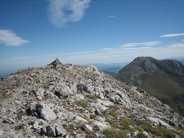 Llegando cima Huertu Diablu Sur