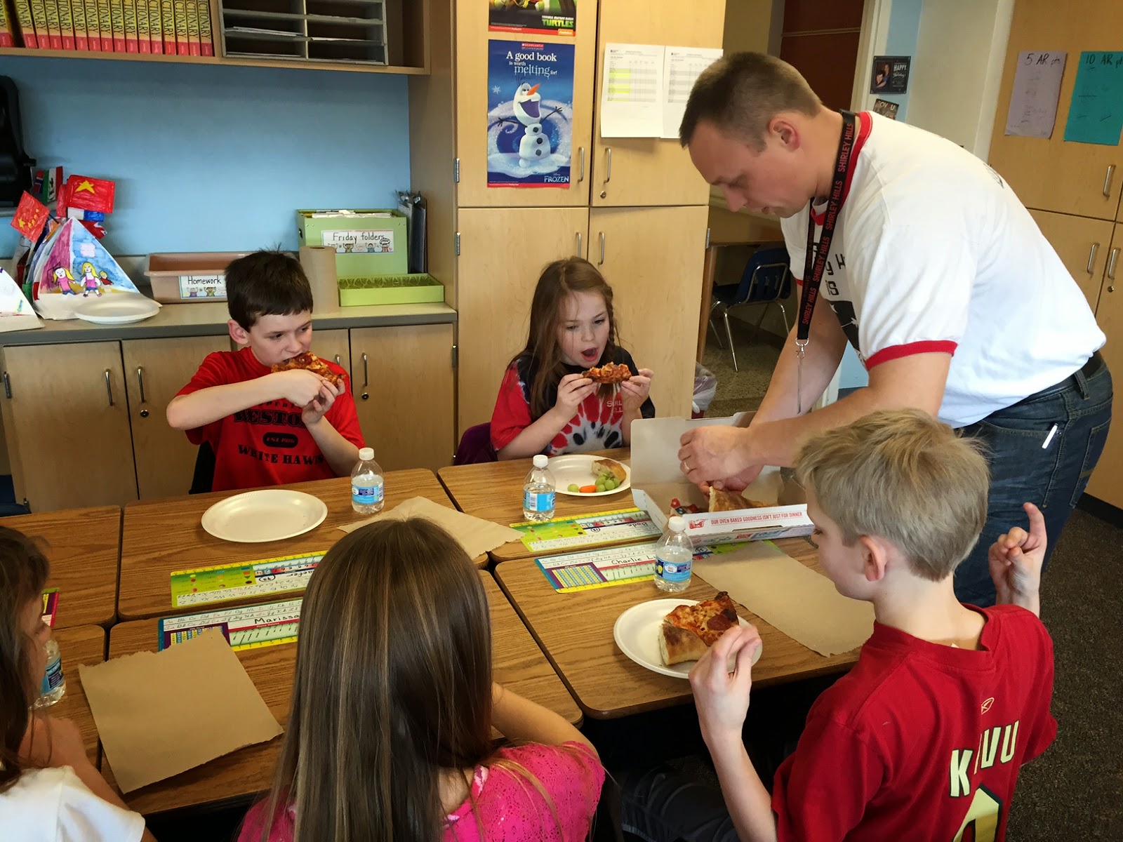 Mrs. Schneider's 3rd Grade Classroom Pizza Party