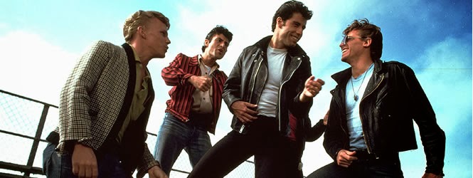 Foto de elenco do filme Grease - John Travolta